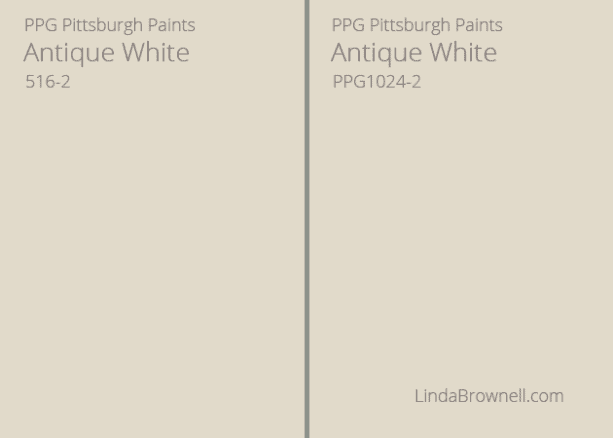 antique white pittsburgh paint