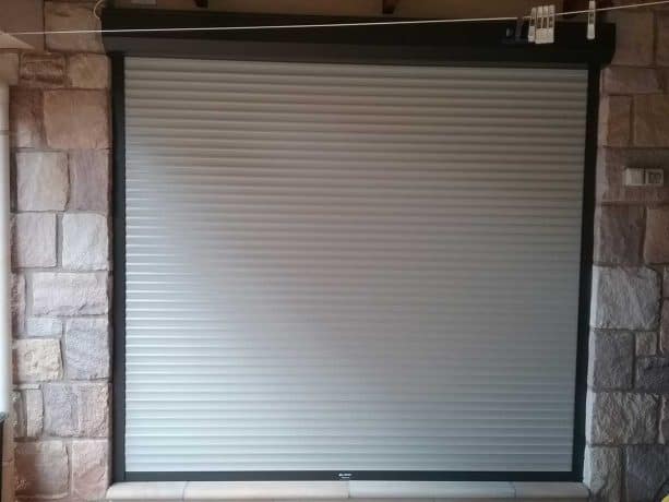 how the roller shutter looks like when it is closed