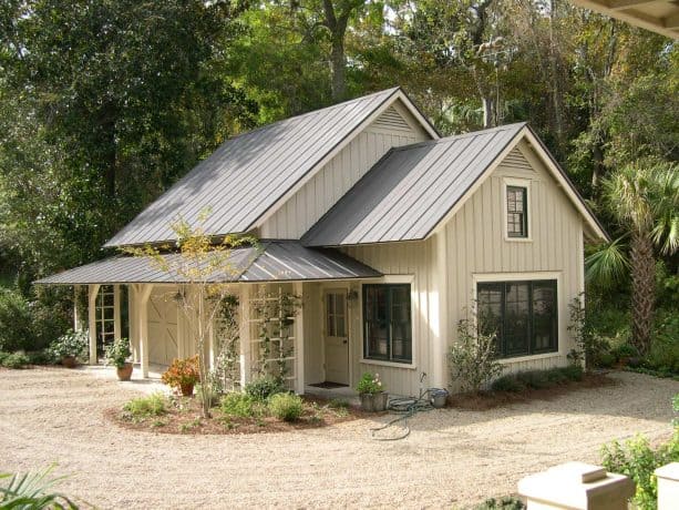 patrician bronze metal roof and a wood siding with cabot bleaching oil paint color combination