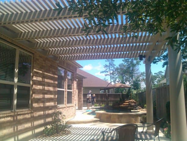 insulated aluminum patio cover exclusively for sunny days