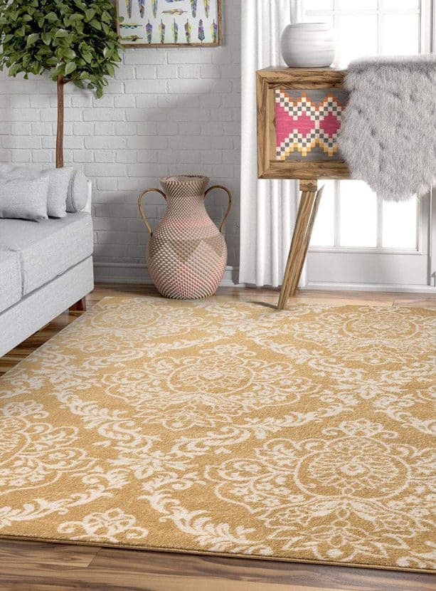 Well Woven Magnolia gold modern rug