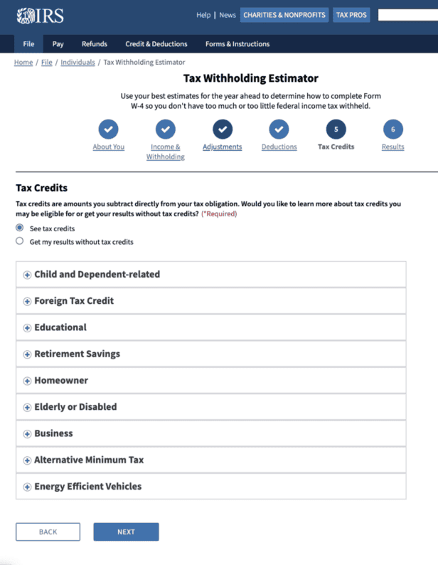 Newly redesigned w-4 form