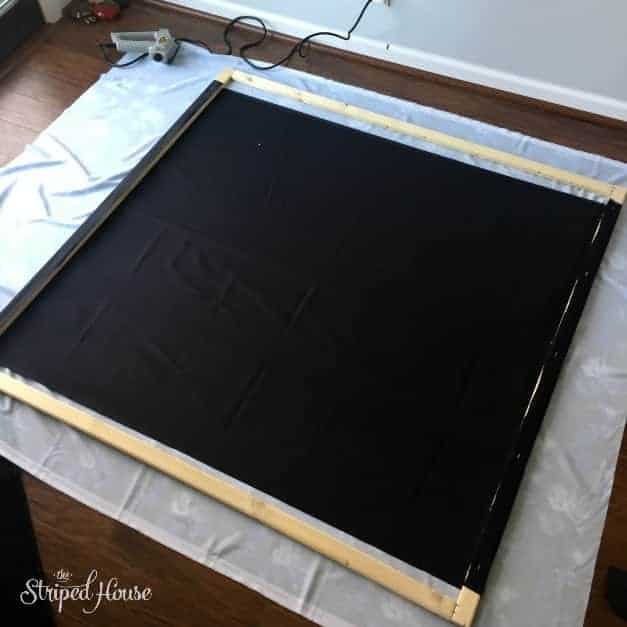 bold diy fabric art building frame