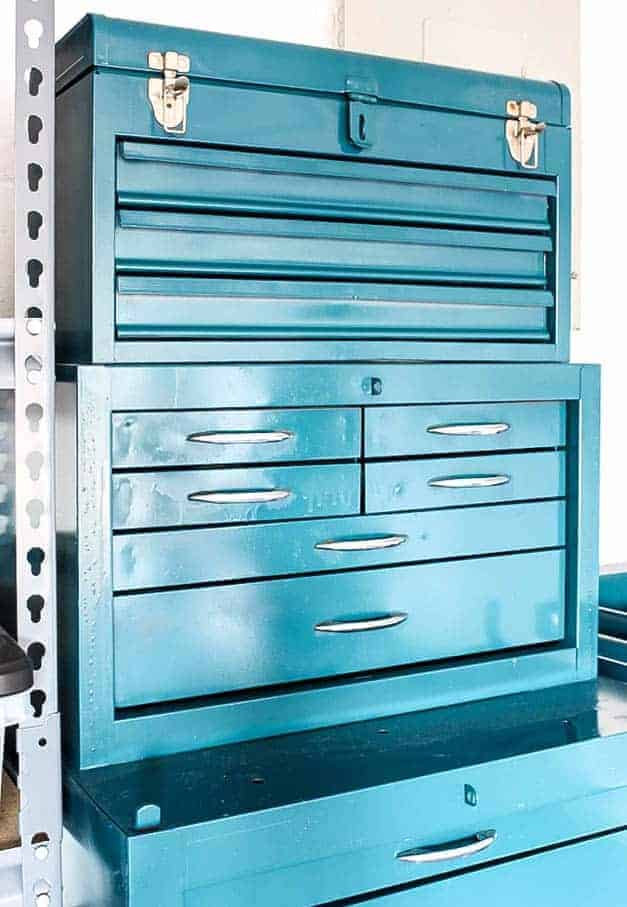 METAL TOOL CHEST MAKEOVER The Striped House