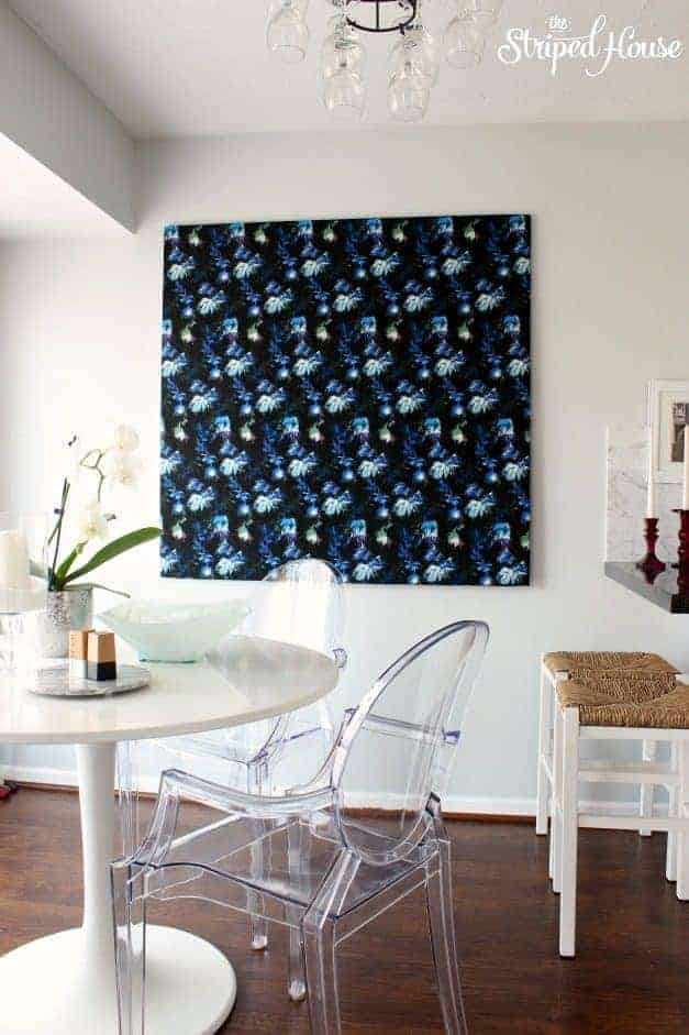 fabric art flowers bold tutorial big