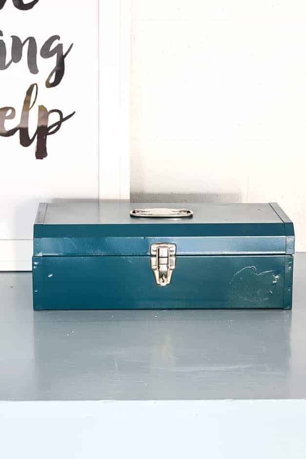 metal-tool-box-makeover-garage-the-striped-house