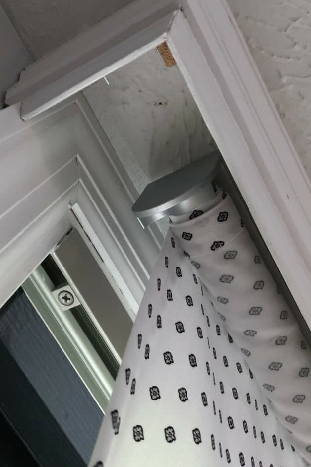 cornice box ikea skogsklover roller blind hack