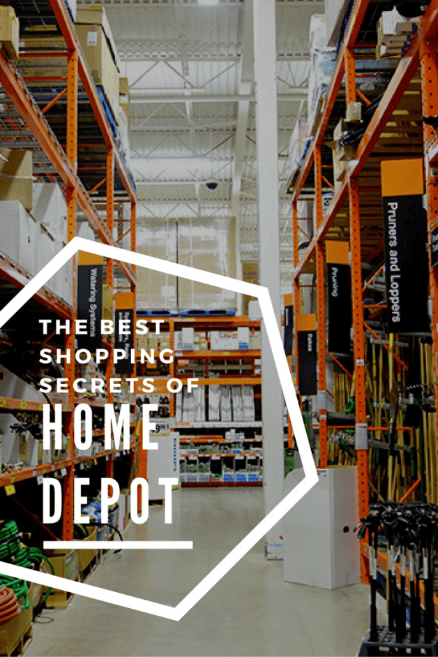 Best kept shopping secrets of Home Depot. Ways to save money, most frequented areas in the store, and those unique items you can use for DIY projects.