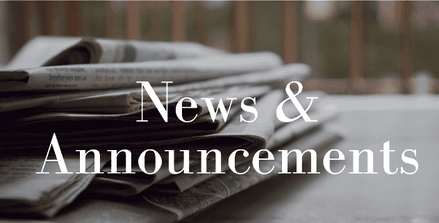 News & Announcements Archives
