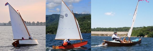 Really simple sails stock sails for Goat Island Skiff, Oz Goose, and small canoes and dinghies - stock balance lugs