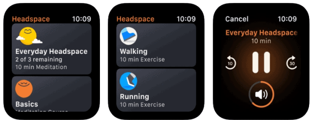 best apple watch apps - headspace