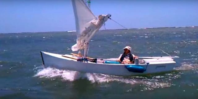chuck pierce michalak mayfly 14 lug sail really simple sails sailmakers in the texas 200 mile event