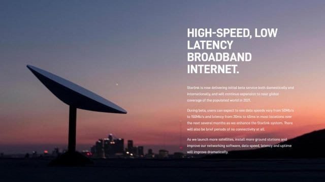starlink satellite internet