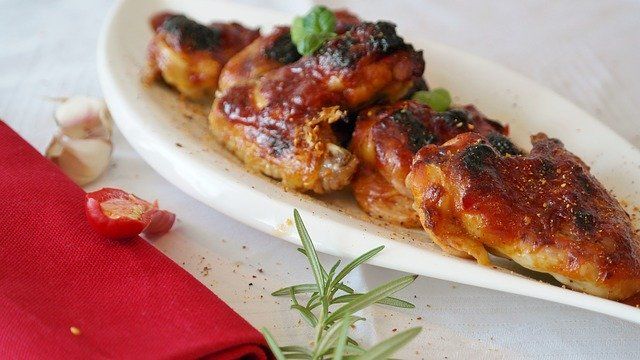 Baked wings