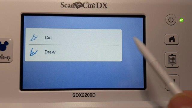 Select cut or draw depending on your project