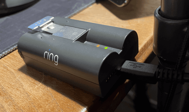 Ring doorbell hot sale battery charging