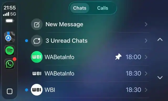 whatsapp upgrade launches for carplay