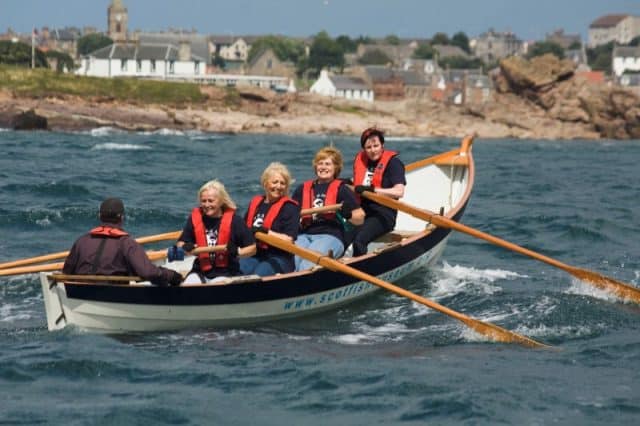 Main and mizzen sail for St Ayles Skiff by Iain Oughtred - Really Simp;le Sails sailmaking