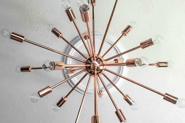 Copper shop sputnik light