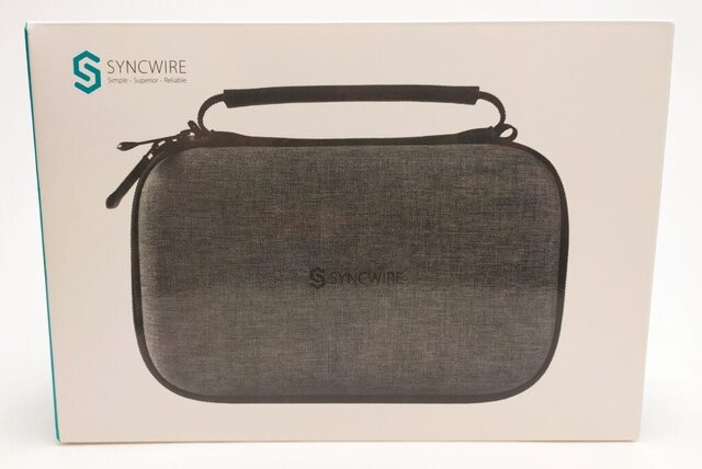 Image shows the outer box, the front image features the travel case.