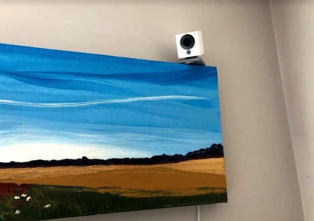 Neos Smartcamera armed placed on picture