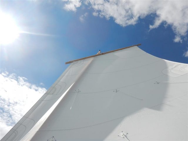 Sail setup for John Welsford Saturday Night Special