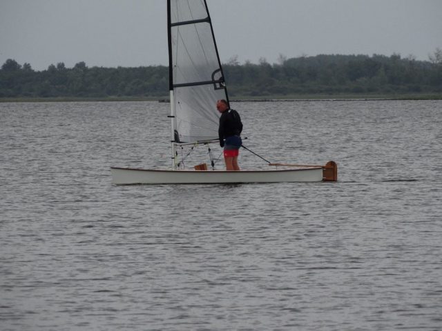 Viola sailing canoe from storer boat plans sail - really simple sails com 