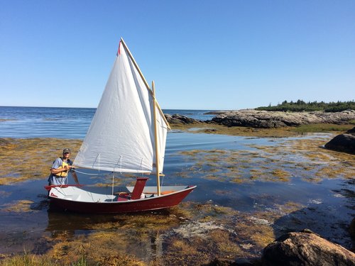 Echo bay dory skiff sails and really simple sails sailmaking