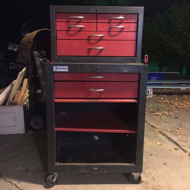 METAL TOOL CHEST MAKEOVER The Striped House