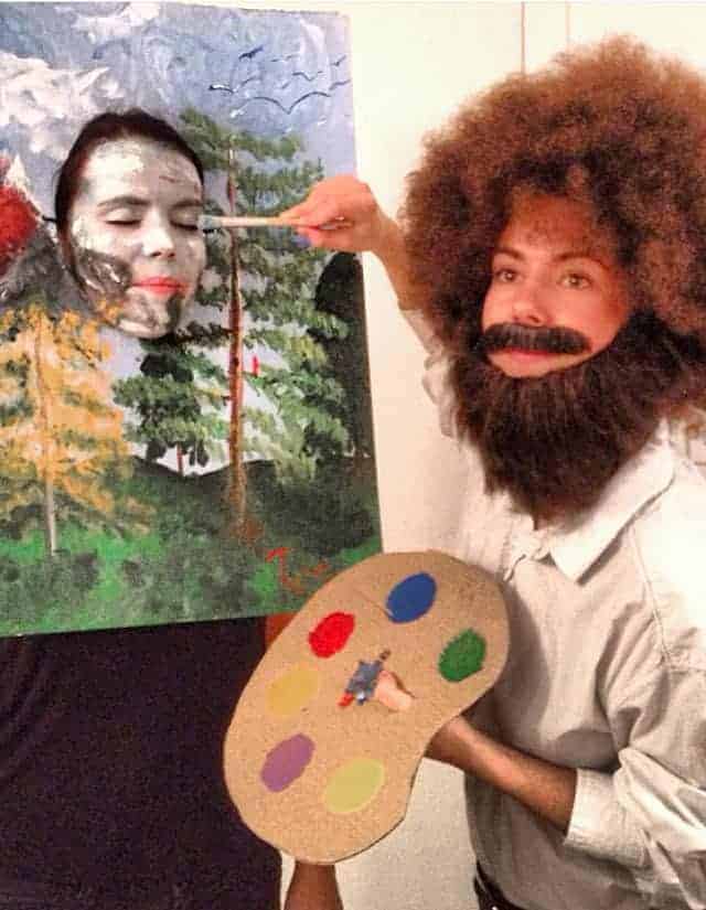 Bob Ross Painter - Cute Halloween Costumes! Over 25 of the Best DIY Halloween Ideas to inspire you on Trick or Treat night! 