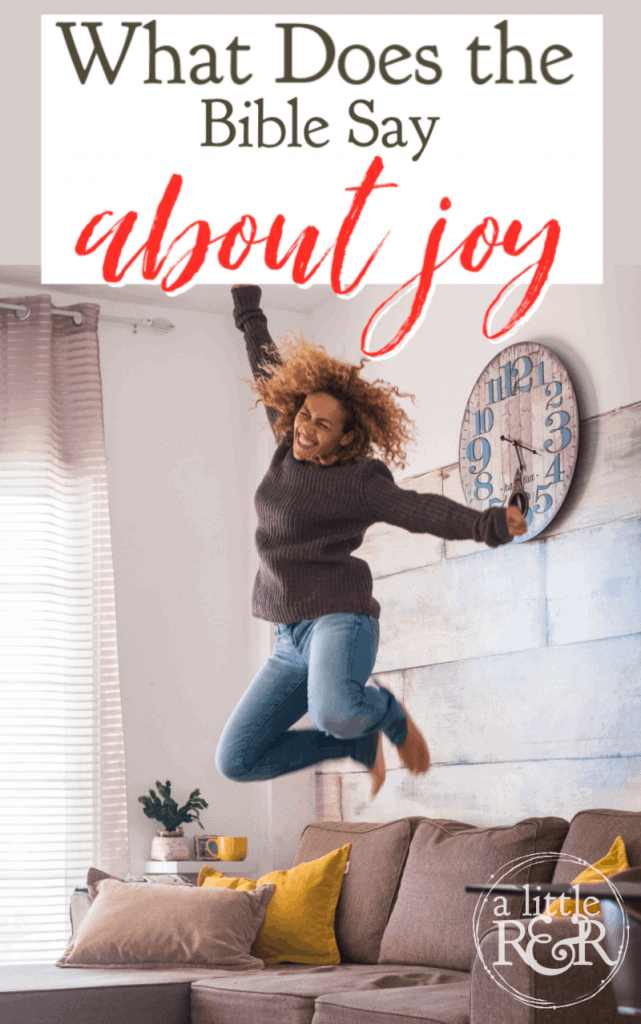 What does the Bible say about joy and why Christians should be the most joyful people on earth? There are 4 things we learn + free download. #alittlerandr #joy #bible #bibleverses #free #download