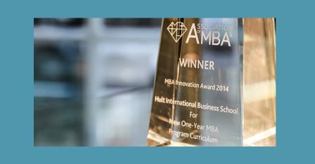 HULT's New One Year MBA Curriculum Wins AMBA’S 2014 Innovation Award
