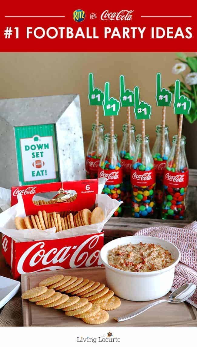 Fu football party ideas and cute free football printables are a perfect way to decorate your home for game day! 