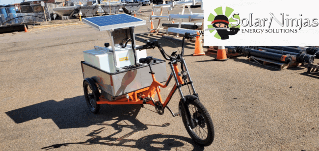 Utility E-Bikes with solar power! Utility E-Bikes with solar power!