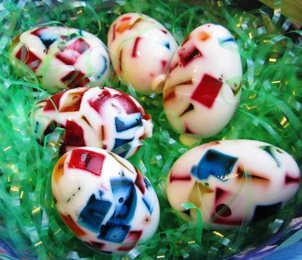 Stained Glass Jello Easter Eggs 