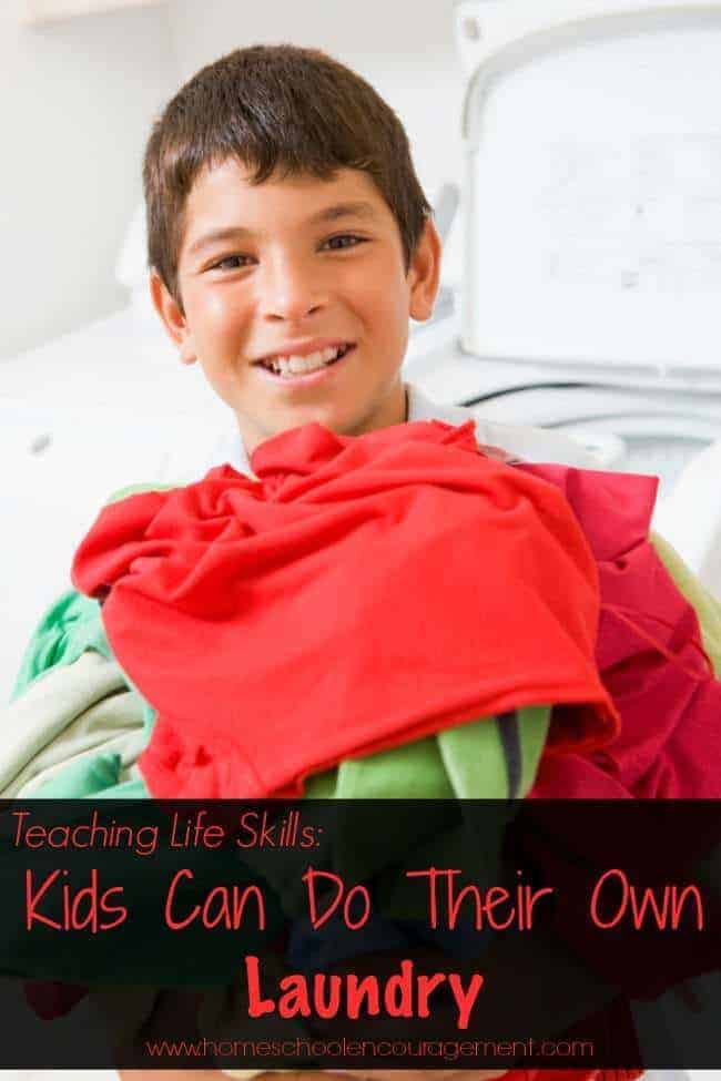 Do you want your kids to have life skills? Is doing there own laundry one of those? Check out a simple laundry HACK to help them learn to take care of their own clothes.