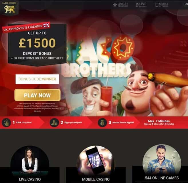 Fable Casino Online & Mobile - free bonus