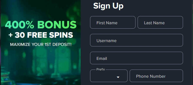 Open Your Player Account 