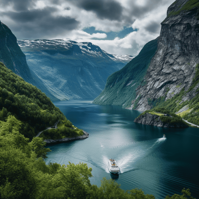 a norwegian fjord