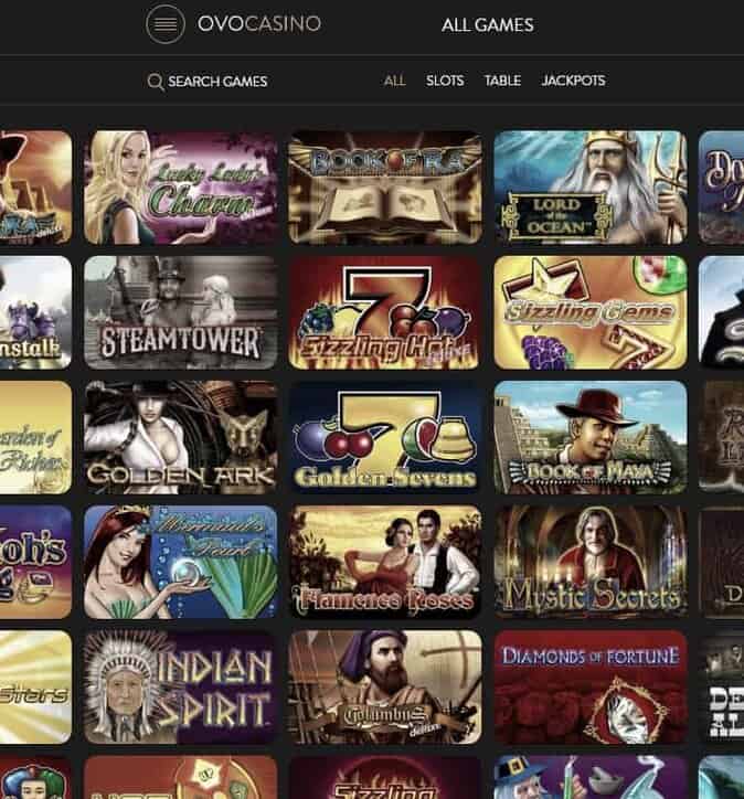 Ovo Casino free bonus