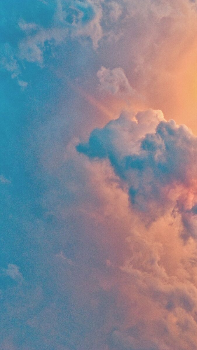 Cloud iPhone Wallpaper | Cloud aesthetic wallpaper, wallpaper aesthetic backgrounds, iPhone wallpaper. sunset cloud sky