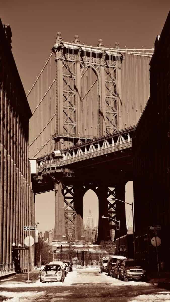 Black White NYC George Washington iPhone Wallpapers