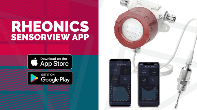 Rheonics SensorView アプリ – 粘度計と密度計