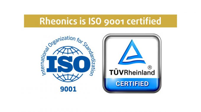 ISO9001 RheonicsQMS