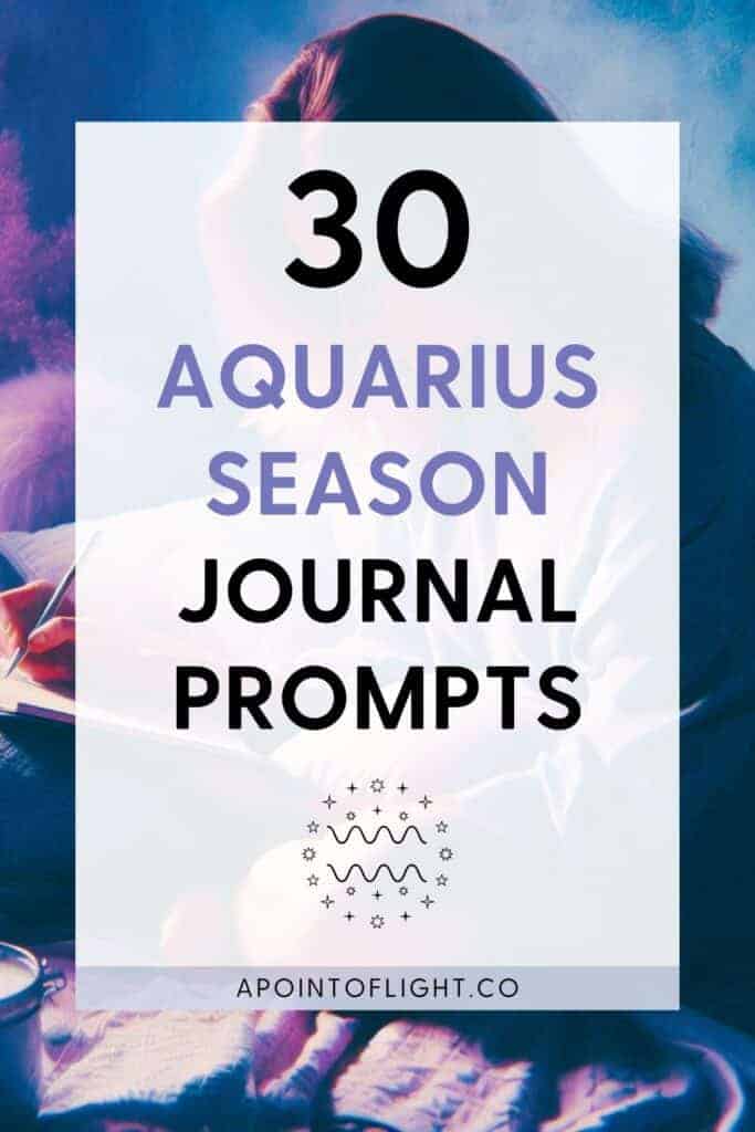 30 Aquarius Journal Prompts for Clarity, Authenticity, and Vision