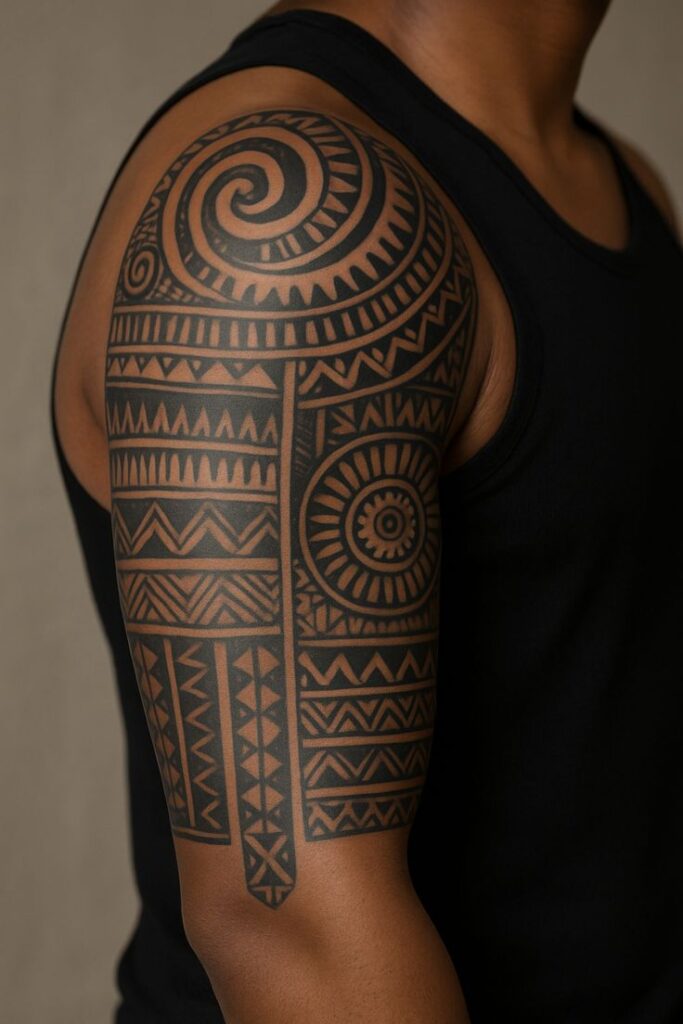 Afrikanische Tribal Tattoos – Geometrie & Spiritualität
