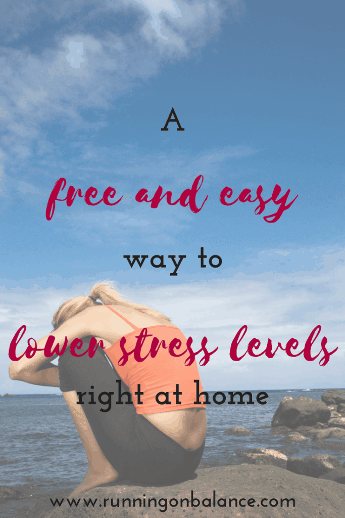 A #free and #easy way to lower #stress levels right at home! Connect the #mind and #body in this simple exercise.