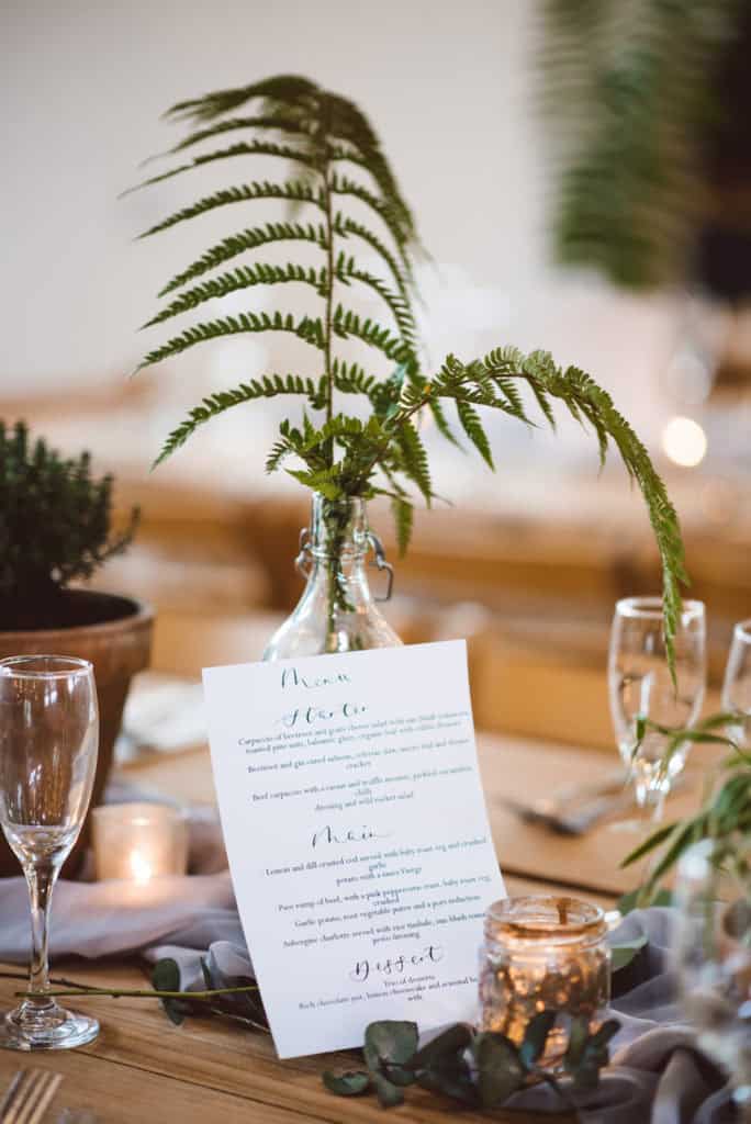 Eco wedding stationery