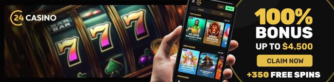 Play at 24Casino and win real money! 