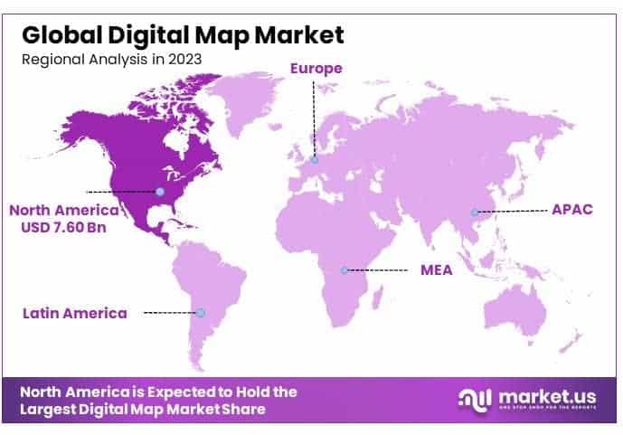 Digital Map Market By Regional Analysis
